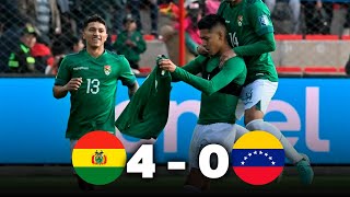 BOLIVIA vs VENEZUELA 40  RESUMEN y GOLES  ELIMINATORIAS SUDAMERICANAS 2026 [upl. by Ximenes]