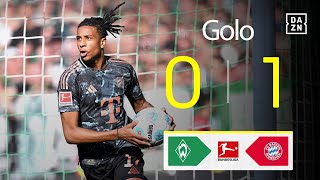 Golo de Michael Olise  Werder Bremen 01 Bayern  Bundesliga 2425 [upl. by Rollo]