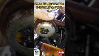 FALLA DE LUBRICACION CHEVROLET CAPTIVA SPORT 24 automobile mecanicaautomotriz taller mecanicas [upl. by Orsay]