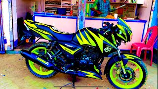 Apache rtr 160 Full modified 2024 ♥️apache apachertr apachertr160 [upl. by Linell]