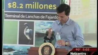 Huevaso al Gobernador de Puerto Rico Luis Fortuño [upl. by Yadnus]