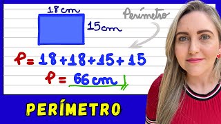 PERÍMETRO DE UM POLÍGONOEXPLICAÇÃO PASSO A PASSO DO PERÍMETRO DO TRIÂNGULO E PERÍMETRO DO RETÂNGULO [upl. by Phillida558]
