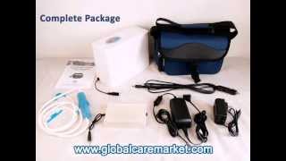 Overview of Portable Oxygen Concentrator with Travel Kit at Global Care Market [upl. by Lasorella534]