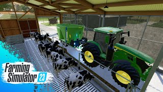 Alimento Vacas De Forma Profesional Con Mescladora y Ocurre Un Final Feliz  FS 23 [upl. by Aissela265]