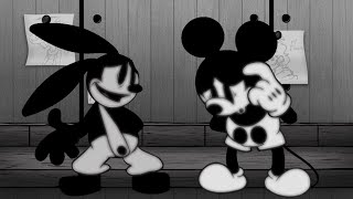 【FNF】Cravings but Oswald and Mickey Mouse sings it [upl. by Llenyl302]