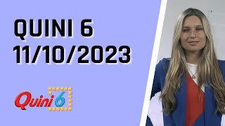 Quini 6 en vivo 11102023  Resultados del sorteo quini 6 del Miércoles 11 de Octubre del 2023 [upl. by Arza]