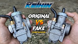 KEIHIN Carburetor ORIGINAL vs FAKE Comparison  Bobwerkz mmvlog [upl. by Schmitt]