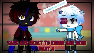 Sans AUs react to Error and Geno  Part 4  Aftermath Part 1 [upl. by Areit]