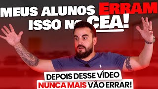 As QUESTÕES MAIS DIFÍCEIS do CEA e COMO RESOLVÊLAS passo a passo 🤯 [upl. by Corly]