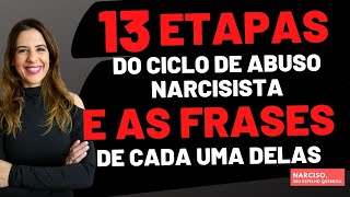 13 ETAPAS DO CICLO DE ABUSO NARCISISTA E AS FRASES MAIS FALADAS EM CADA UMA DELAS [upl. by Evvie]