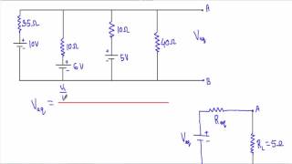 Millman Theorem  Example 1 with simulation [upl. by Ahseit]