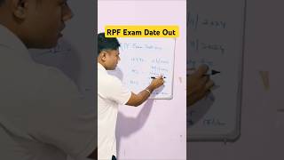 RPF Exam date Date out  rpf si amp constable exam date 2024 outrpfexamdate [upl. by Chuck230]