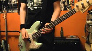 Blink182 quotDysentery Garyquot Bass Cover [upl. by Nnylireg954]