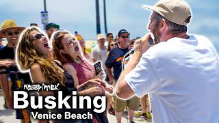 My Favorite New Word  Harry Mack Busking in Venice Beach [upl. by Dow]