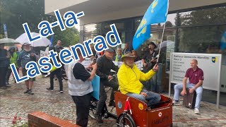 Mit dem Lastenrad in Wandlitz Montagsdemo am 1 Juli 2024 [upl. by Annayad688]