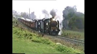 K190 and K183 to Leongatha South Gippsland Railway 25 07 1993 [upl. by Anwahs]