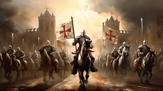 Gloria Victis  Templars Singing in a March to the Holy Land [upl. by Drofniw]