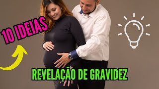 10 IDEIAS MAIS CRIATIVAS DE REVELAÇÃO DE GRAVIDEZ [upl. by Atinrahc570]