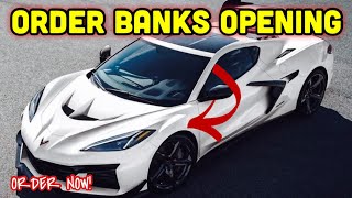 ORDER BANKS OPENING 2025 Corvette ZR1 is ready to ORDER ORDER NOW [upl. by Royce]