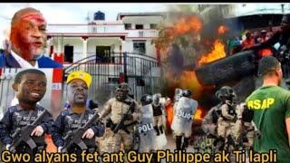 20 février Nouvel cho tilapli Apèn mete dife kay Ariel Gade kouri Sekirite yo men video a BSAP frape [upl. by Pip448]