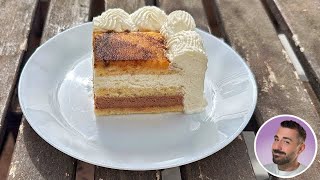 RECETA PASO A PASO DE LA TARTA SAN MARCOS UNA DELICIA CLÁSICA DE LA REPOSTERÍA ESPAÑOLA [upl. by Lesh880]