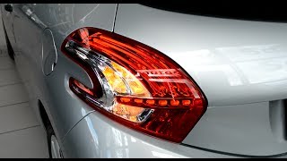 2014 Original Peugeot 208 Facelift LED Rear light tail lights Rückleuchten Rücklicht Heckleuchte [upl. by Ahsille600]