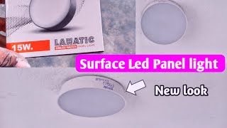 Led light installation without false Ceiling  How To Led Surface panel light fitting [upl. by Letnuhs140]