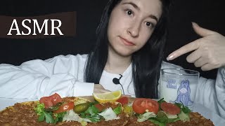 ASMR LAHMACUN MUKBANG  TÜRKÇE ASMR  EATING SOUNDS asmr eating [upl. by Genet422]