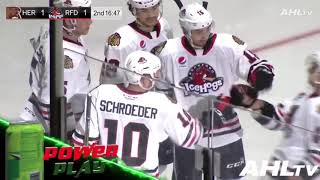 IceHogs Game Day Jordan Schroeder  22319 [upl. by Ellahcim]