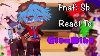 Fnaf Sb React To GlamMike  Security Breach  GlamMike Au￼ [upl. by Leumek]