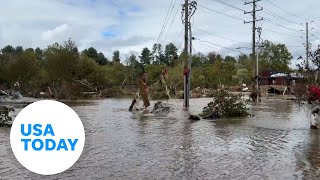 Mayor of Asheville North Carolina suburb outlines damage from Helene  USA TODAY [upl. by Bobbie]