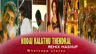 Kodai Kalathu thendral  Remix mashup  Whatsapp status  Aakash creations [upl. by Llerdna]