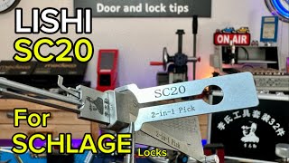 Tips on using a lishi SC20 2in1 Lock Picks 🔐 [upl. by Wiltz]