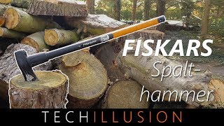 🛠BESTE AXT fürs HOLZ HACKEN  Fiskars Spalthammer  Test [upl. by Odrawde]