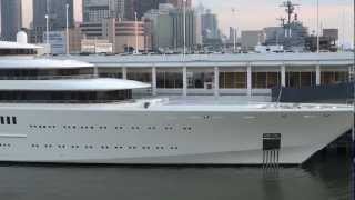 Roman Abramovich Yacht Eclipse in NYC [upl. by Nylear]