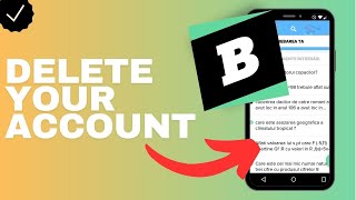 How to delete your account in the Brainly app [upl. by Einial]