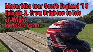 Motorbike tour South England 2016  Motorvakantie Engeland 2 [upl. by Kerek]