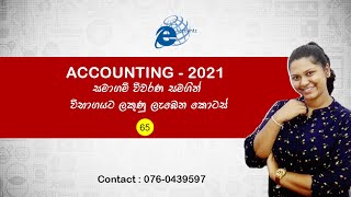 Company Accounts  AL Accounting Marking scheme  Accounting 2021  eaccountz [upl. by Eimia]