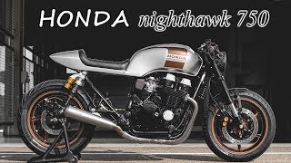 HONDA NIGHTHAWK 750 Cafe Racer [upl. by Algie]