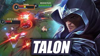 Wild Rift Talon Gameplay  New Champion Build amp Runes [upl. by Waers135]