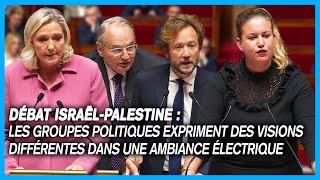 Débat IsraëlPalestine  les groupes politiques expriment des visions différentes  23102023 [upl. by Laws112]