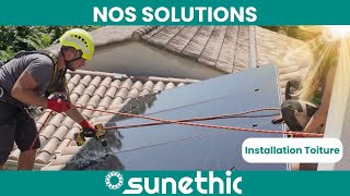 Tutoriel Installation Kit Panneaux Solaires Autoconsommation sur Toiture SoiMême  Sunethic 2023 [upl. by Adolph]