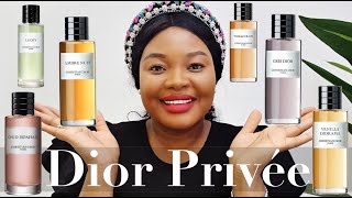 TOP 10 CHRISTIAN DIOR LA COLLECTION PRIVÉE  DIOR FRAGRANCES  PERFUME REVIEW  PERFUME COLLECTION [upl. by Nerrat307]