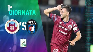 HIGHLIGHTS  Cittadella vs Pisa 43  SERIE BKT [upl. by Eellehs]