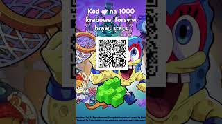 Kod qr na 1000 krabowej forsy w brawl stars SpongeBob BrawlStars [upl. by Yruj578]