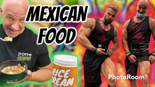 quotThe Adventurequot MrOlympia  26 Days out  DANGEROUS HOT Mexican Food  CHEATMEAL for Dad [upl. by Kazue]