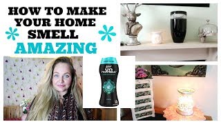 LENOR UNSTOPPABLES  DOWNY  How to make your home smell GOOD  Amazing laundry scent boosters [upl. by Lyrej190]