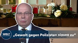 POLIZISTENMORD Wendt  Was Respekt und Achtung angeht gibt es noch viel Luft nach oben  WELT Thema [upl. by Eldnik]