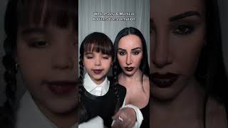 Wednesday amp Morticia Addams  Makeup Transformation [upl. by Eanahc]