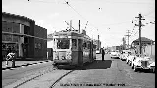 TRAMS ON THE ALEXANDRIA REDFERN WATERLOO ZETLAND LINES [upl. by Brad]